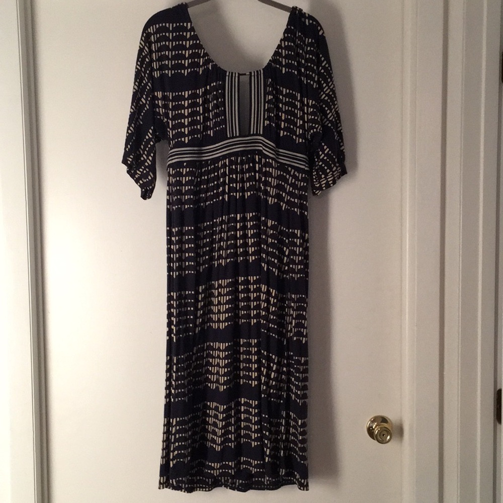 Blue/beige dress